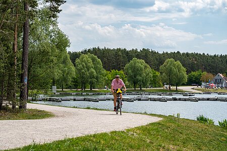 Radeln am See